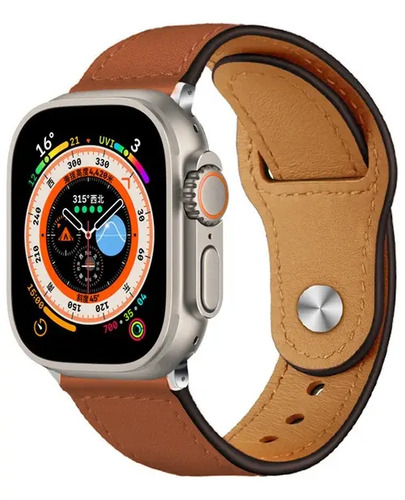 Correa Piel Para Apple Watch Serie Ultra 10 9 8 7 6 5 4 3 Se | MercadoLibre