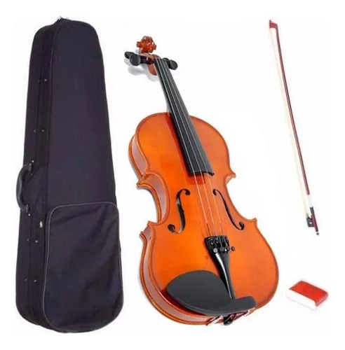 Violin Lincoln Lsv001 4/4 Estudio Estuche Color Brillante