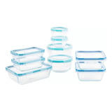 Set 18 Refractarios Vidrio Snapware Comida Recipiente Cocina