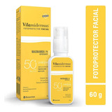 Vitamidermus Fotoprotección Facial Fps50 Toque Seco 60g