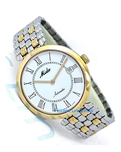 Reloj Mido Classic Automático Combinado Grande Acero