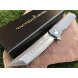 Cuchillo De Bolsillo Tc4 De Titanio Tg Saint Xt Damasco Tant