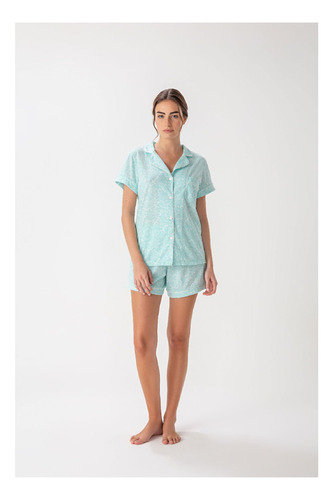 Camisero Pijama Promesse By Woman Short 15159 Orquidea