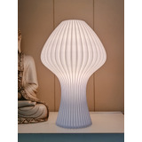 Lámpara De Mesa - Velador Hongo - 45 Cm Alto - Impresión 3d