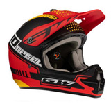 Casco Infantil Para Bmx Full Face Gw 1110 Speed Proteccion 