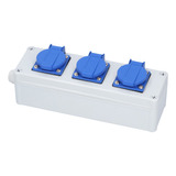 Caja De Enchufe Impermeable Para Exteriores Con Interruptor