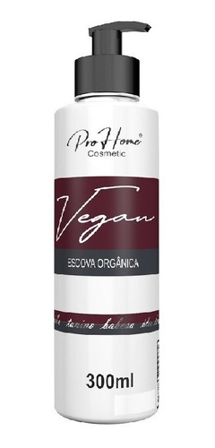 Escova Progressiva Orgânica Vegan Com Tanino 300 Ml + Brinde
