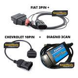 Scanner Diagno3 Can Mercosur + Adaptador Fiat 3 Chevrolet 10