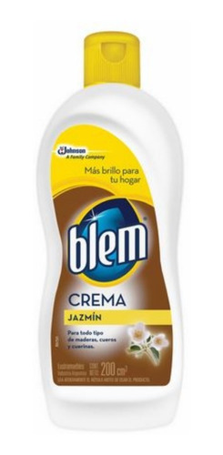 Lustramuebles Blem En Crema Jazmin 200ml (cod 3677)