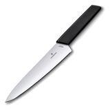 Cuchillo Victorinox Chef 19cm Ergonomico Swiss Modern Suizo Color Negro