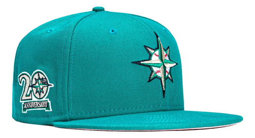 Gorra New Era Marineros Seatle Mariners 59fift Pink Uv Satin