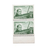 Argentina Gj 1275 Variedad Hilos Tele Jorge Newbery 684 Mint