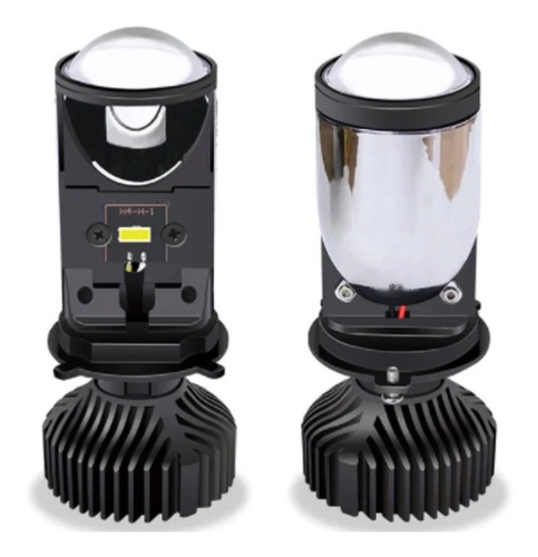  H4 Led Lupa Mini Proyector Plug Play 7200 Lumens