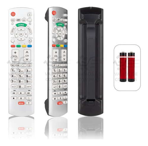 Control Remoto Compatible Con Panasonic Smart Tv Netflix 3d