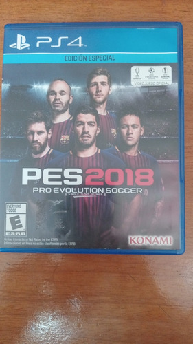 Pro Evolución Soccer 2018 Edición Limitada Konami Ps4 Fisico