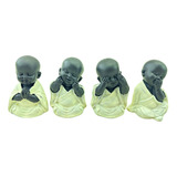 Figuras Decorativas Chicas 5.7cm Budas Bebes Set X4 Zn Ct