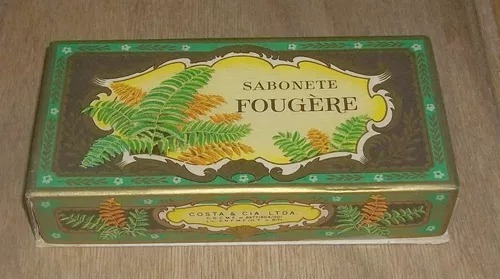Caixa Antiga De Sabonete Fougère-medindo 18 X 4 X 9cm -vazia