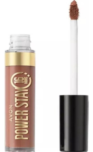 Avon Power Stay Labial Liquido Intransferible 16 Hours Acabado Mate Color Nonstop Nude