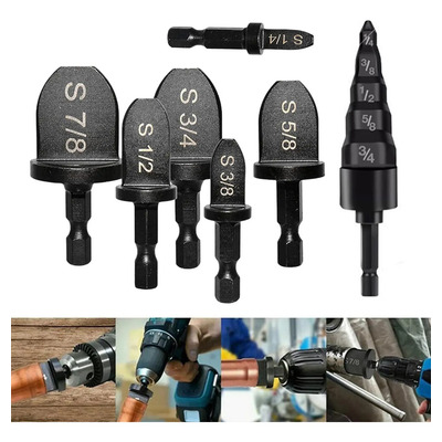Expansor Para 7pcs Tubo Cobre Perforación Taladro Eléctrico