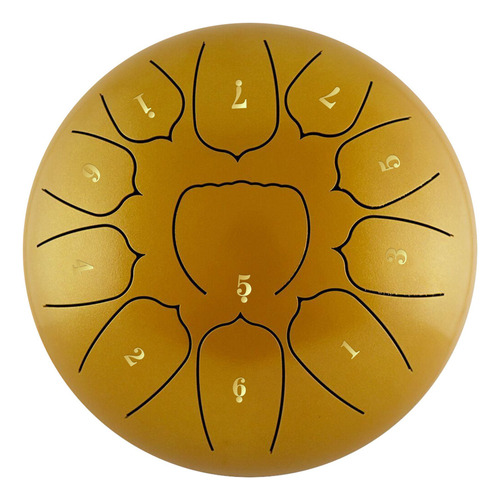 Steel Tongue Drum Drum Handpan 11 Steel Picks Yoga Notes -