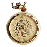 Anriy Reloj De Bolsillo Mecánico Antiguo De Lujo
