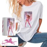 Taza Cerámica Y Remera Sublimada Tini - Posataza De Regalo