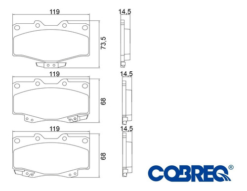 Pastillas De Freno Para Toyota 4runner Hilux Sumitomo Del Foto 3