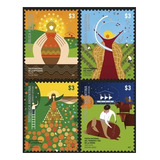 2012 Fiestas Populares- Argentina (sellos) Gj 3950/53 Mint