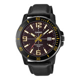 Reloj Hombre Casio Mtp-vd01bl-5bv Negro Analogo