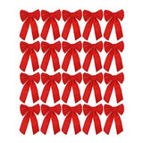 Terciopelo Rojo Arco De La Navidad De 9 Pulgadas X 16 Pulgad