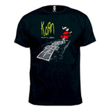 Remera Korn Follow The Leader 100% Algodón Premium Peinado