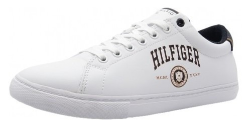 Tenis Tommy Hilfiger Fm0f M04247 Ybr White Th College Sneake