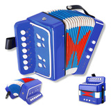 Sanfona Infantil Acordeon Semi Profi Brinquedo Musical