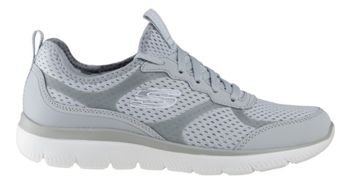 Tenis Mujer Running Skechers Summits 149535 Gris Memory Foam