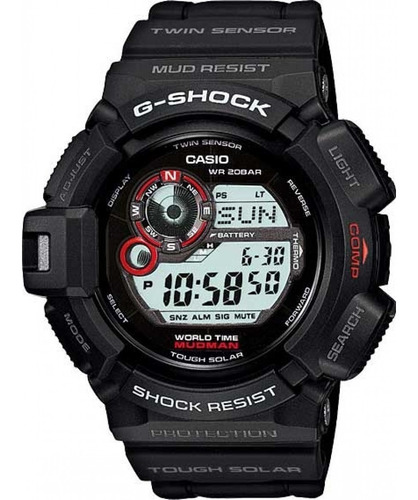 Relógio G-shock Mudman Original G-9300-1dr Garantia E Nf