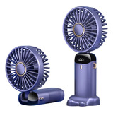 Mini Ventilador Portátil De Mão Mesa Maquiagem Recarregavel