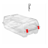 Caja Organizador Zapatos Con Tapa Cubre Polvo 10 Piezas Color Blanco