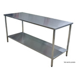 Mesa E Bancada Industrial 100% Inox 1,90x0,70