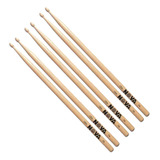 Combo Baquetas Vic Firth N7a Punta Madera X 3 Unidades