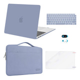 Combo De Accesorios Macbook Air 13 A2337 A2179 A1932 Lavanda