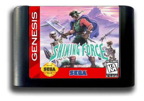 Cartucho De Megadrive Novo Shining Force-1 Salvando