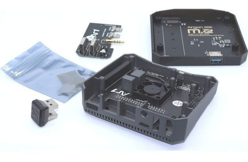 Argon One M.2 Carcasa Para Raspberry Pi 4b Sin Ssd Sin Rasp