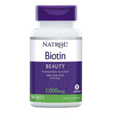Biotina Natrol 100 Tabletas 10,000mcg Suplemento Orgánico