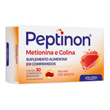Peptinon = Xantinon 30 Comp Metionina + Colina Fígado Sabor Sem Sabor