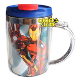 Taza Mug Termico Termo Keep Avengers Vengadores Marvel 450ml