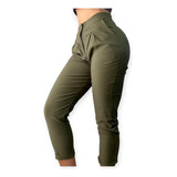 Pantalón Mom De Bengalina Elastizada Tobillero