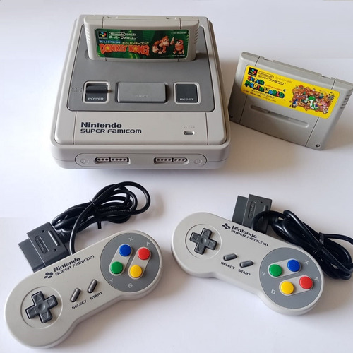 Super Nintendo Famicom + 2 Joysticks + 2 Juegos A Elección