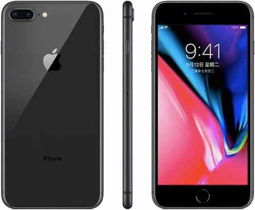 iPhone 8 Plus 64gb Preto Saúde Da Bateria 100% + Brindes 10x