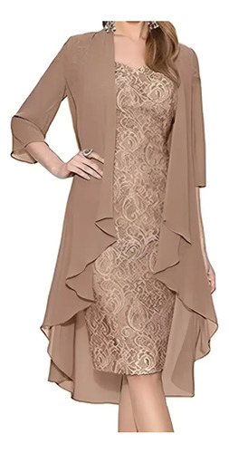 ( Vestido De Fiesta For Mujer 2 Piezas Elegante Mi Dress