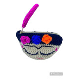 Dos Monederos: Frida K, Barril O Mini Bolso Tejido A Crochet
